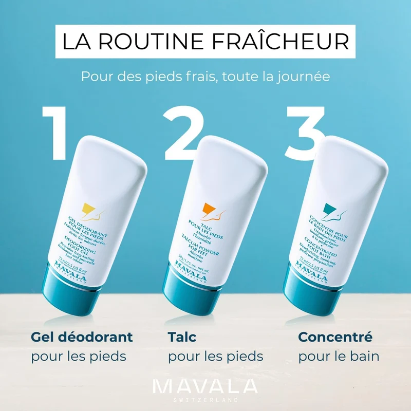 Talc pour les pieds