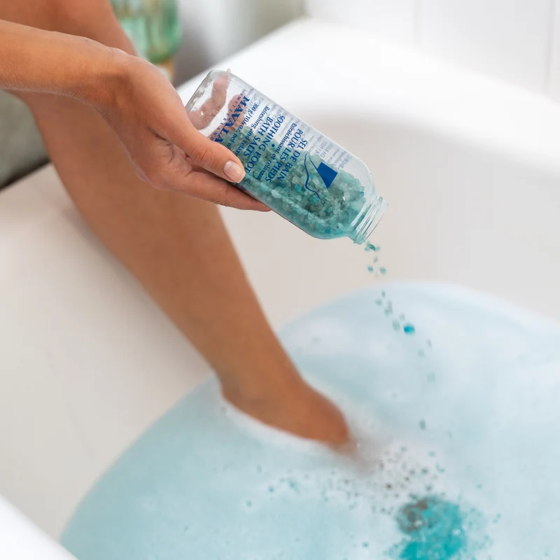 Sel pour le bain des pieds