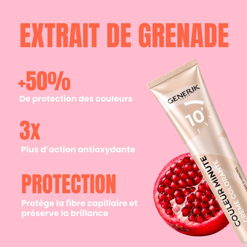 Tube Coloration Couleur Minute 10 MIN Generik 100 ML