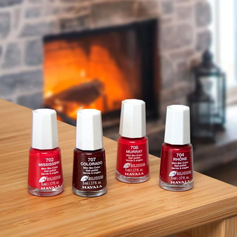 Vernis Mini Bio-Color Rouge