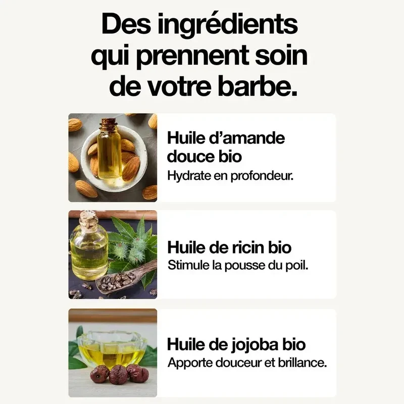 Huile à barbe bio - Édition originale