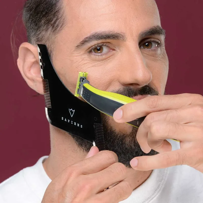 Pochoir à barbe