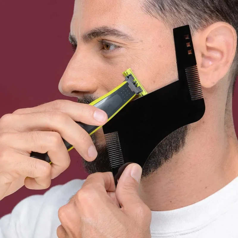 Pochoir à barbe