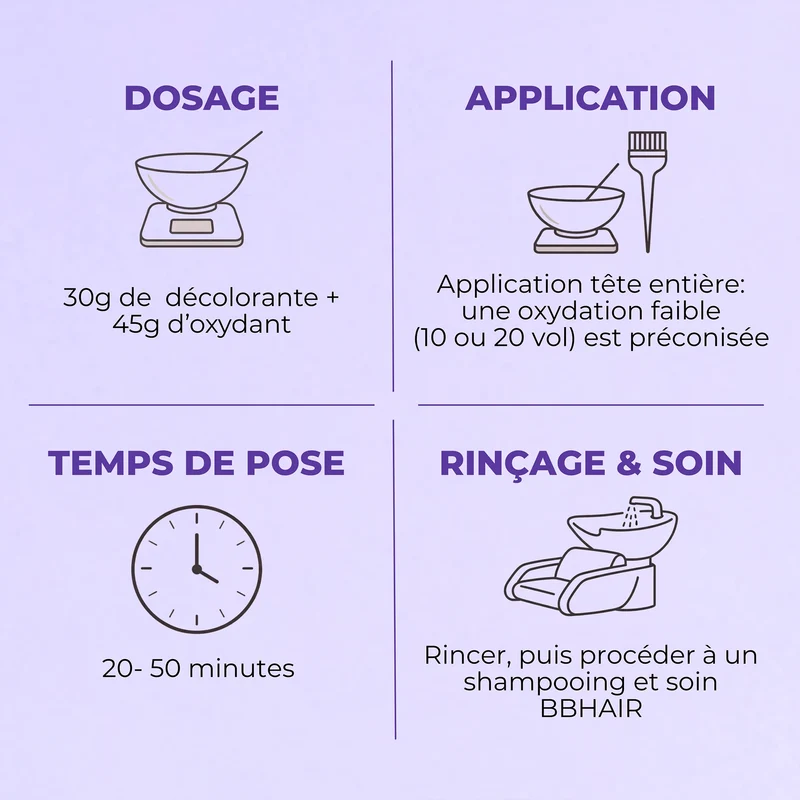 Poudre Décolorante 8+ Nordic BBHair Generik 500G