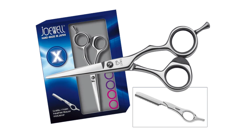 Kit ciseaux Joewell X + Razor X en coffret