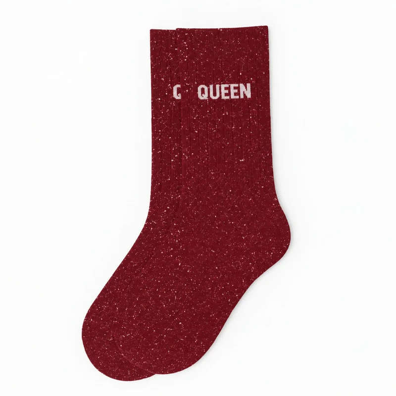 Chaussettes à paillettes - Queen