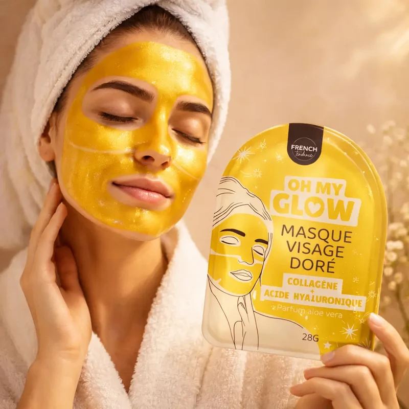 Masque visage Doré