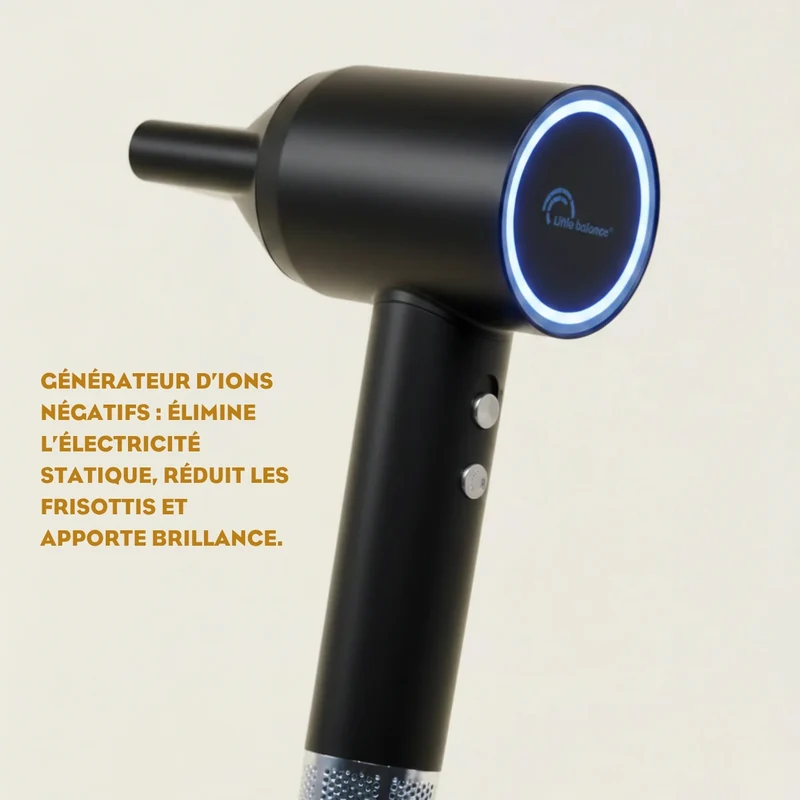 Sèche-cheveux, BLDC Ionic 1600 Noir