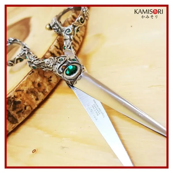 Ciseaux de coiffure Kamisori Jade