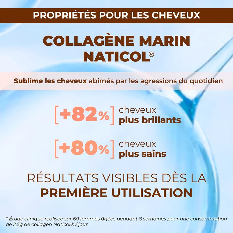 14 Sticks Complément Alimentaire Collagen Restore BBHair Generik