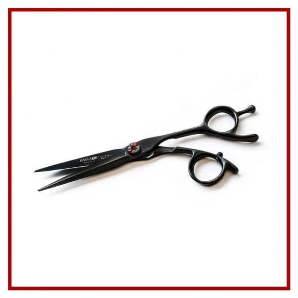 Set ciseaux de coiffure Kamisori Black Diamond III