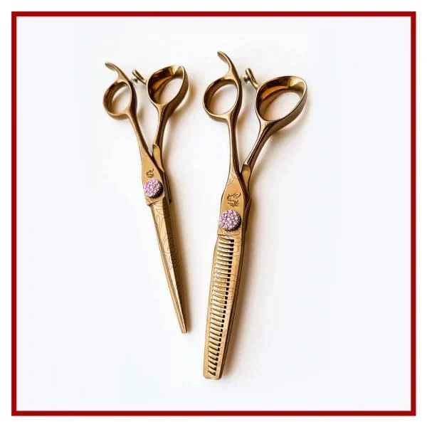 Set de ciseaux de coiffure Kamisori Jewell III