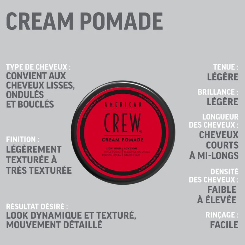 Cream Pomade American Crew 85 G