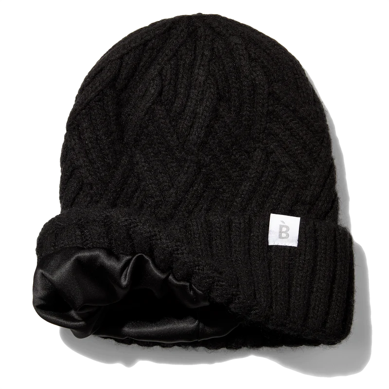 Bonnet en cachemire doublé de soie