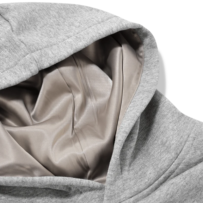 Sweat à capuche doublé de soie