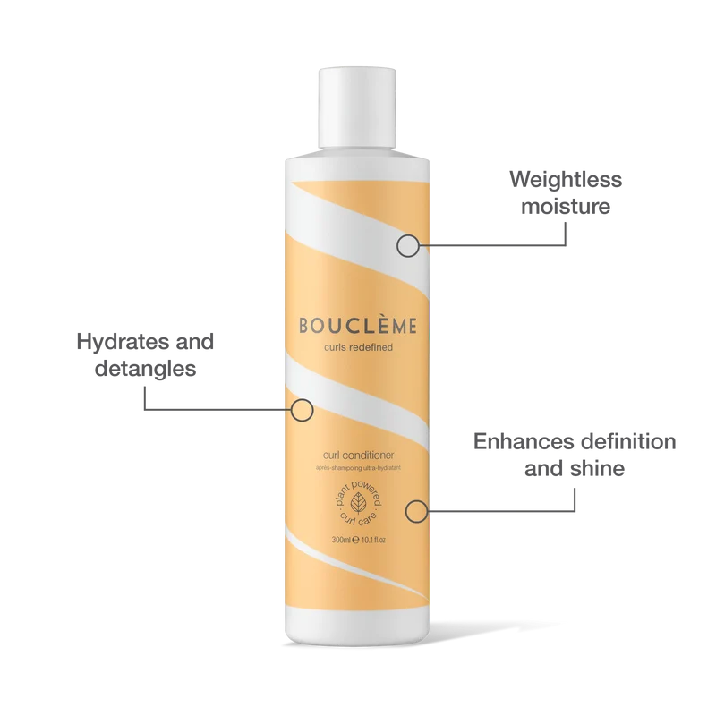 Après-shampoing pour cheveux bouclés