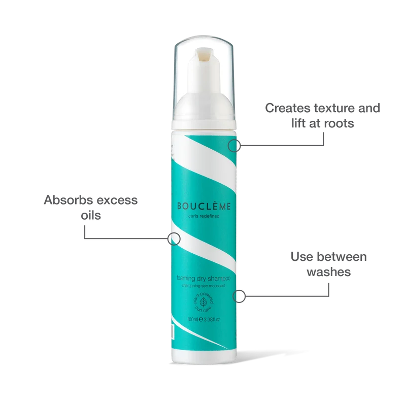 Shampooing sec moussant