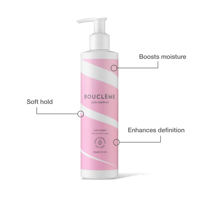 Crème pour cheveux bouclés