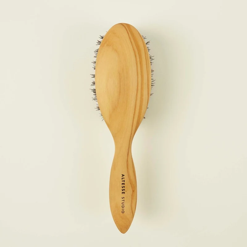 Brosse à cheveux de Soin - 100% fait-main