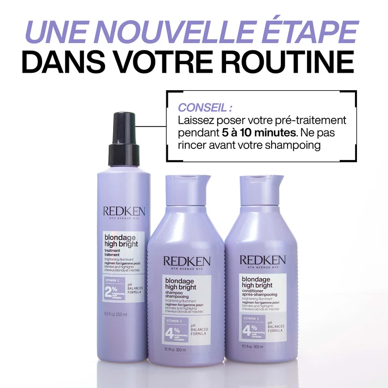 Après-shampoing Blondage High Bright Redken 300 ML