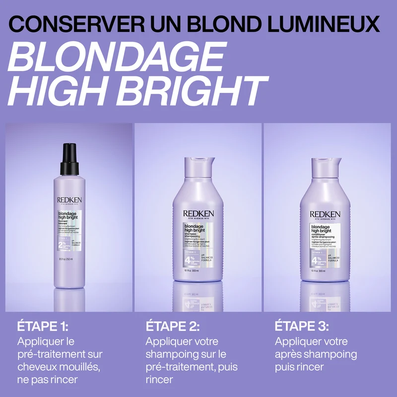 Après-shampoing Blondage High Bright Redken 300 ML