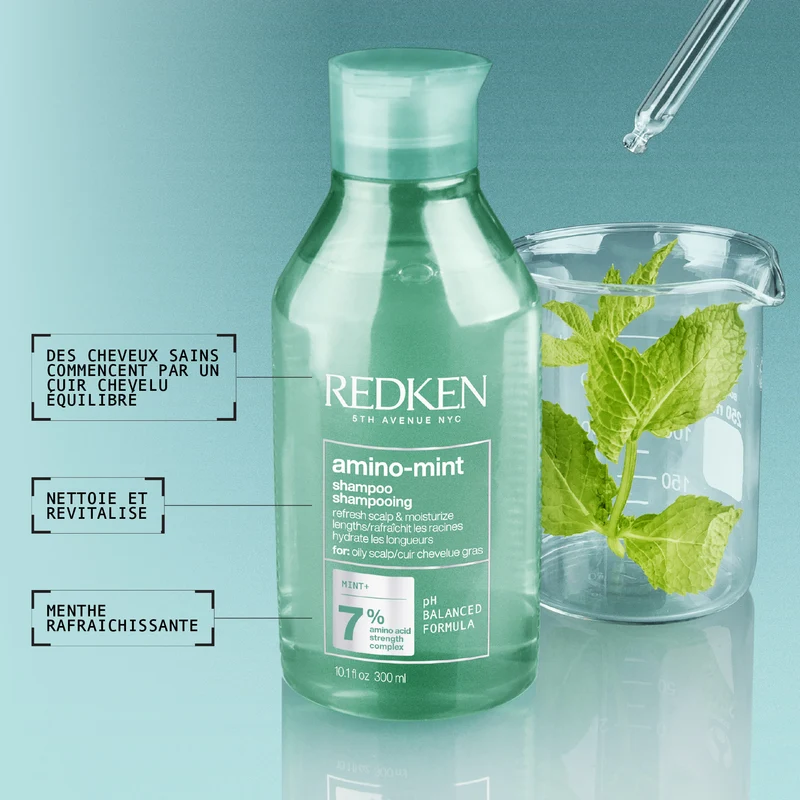 Shampoing Racines grasses/Pointes sèches Amino Mint Redken