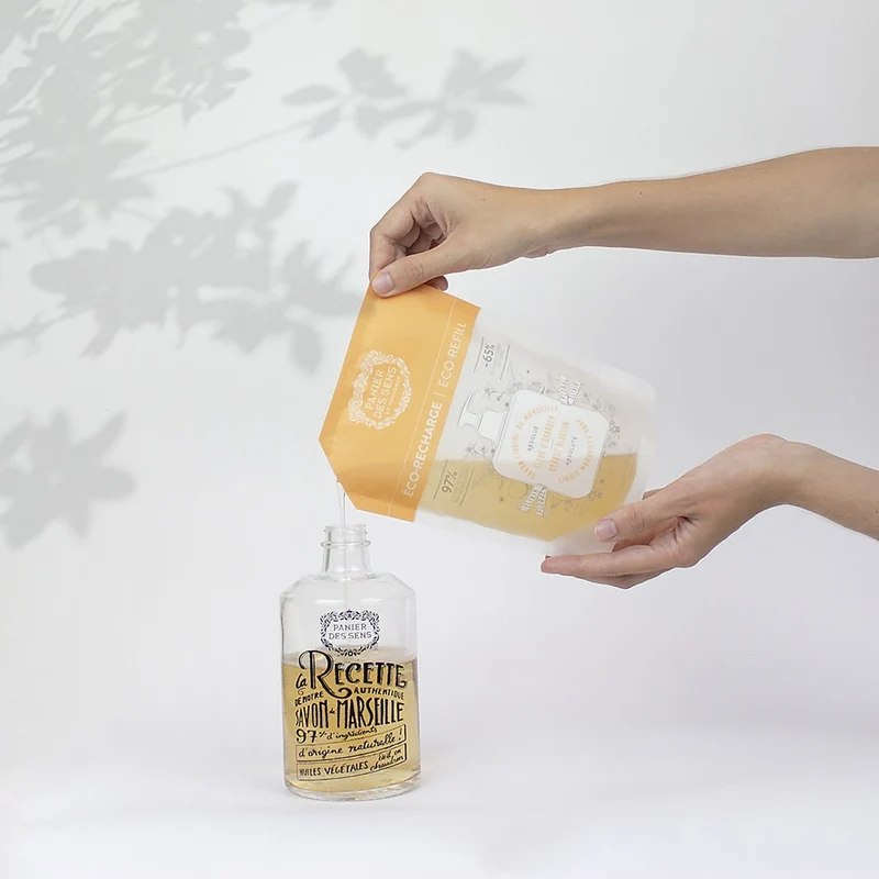 Pack de 6 recharges savon liquide de Marseille - Fleur d'Oranger 6x500ml