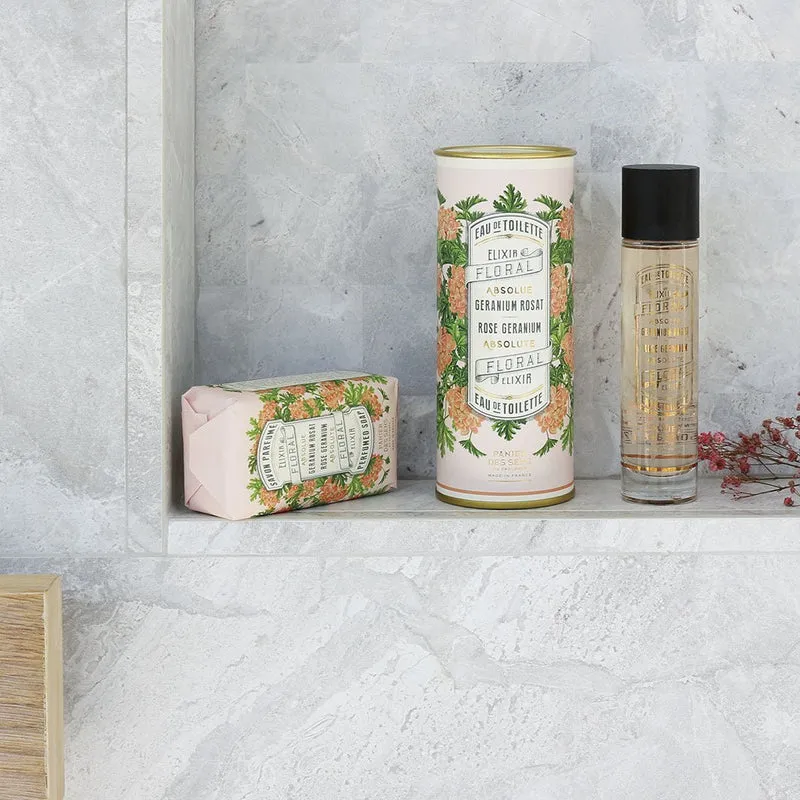 Savon solide parfumé - Géranium Rosat 150g