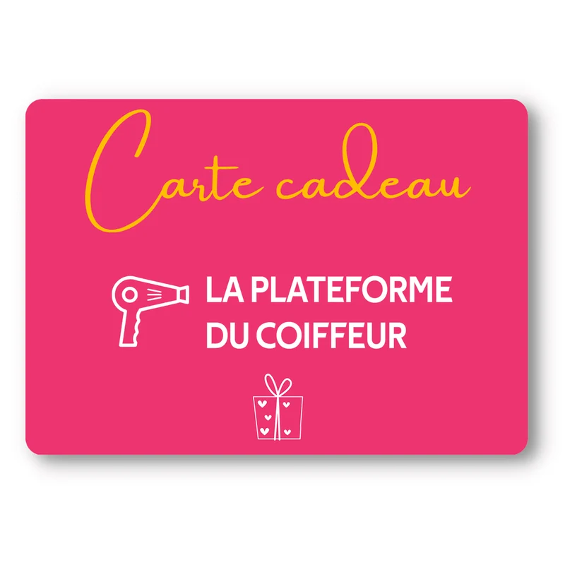 E-Carte Cadeau La Plateforme du Coiffeur
