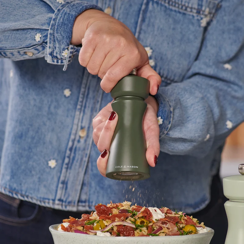 Macina sale e pepe Kenton - Verde Rosmarino H 15 cm