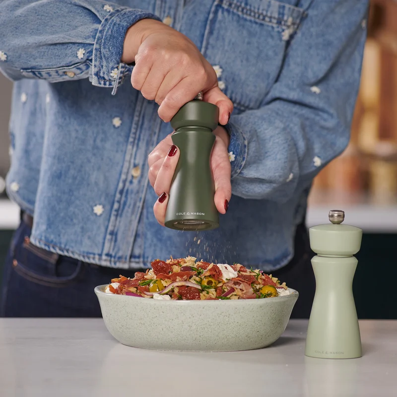Macina sale e pepe Kenton - Verde Rosmarino H 15 cm