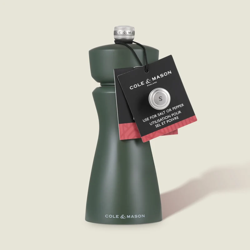 Macina sale e pepe Kenton - Verde Rosmarino H 15 cm