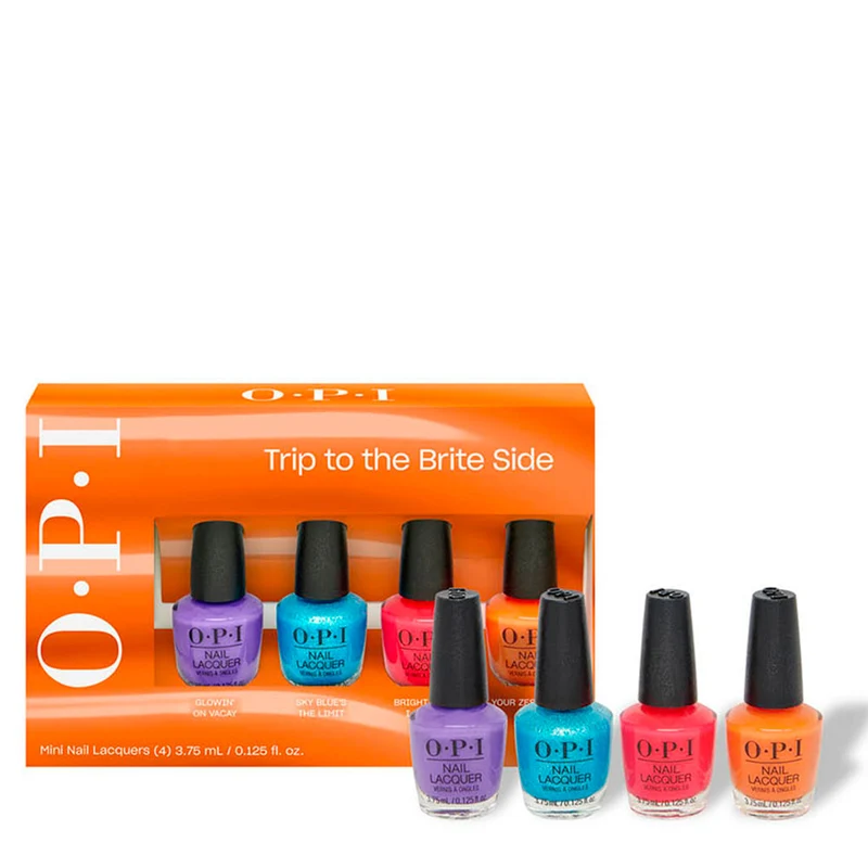 Opi Nail Lacquer Summer Collection Mini Pack 4x3,75ml - coffret mini vernis à ongles