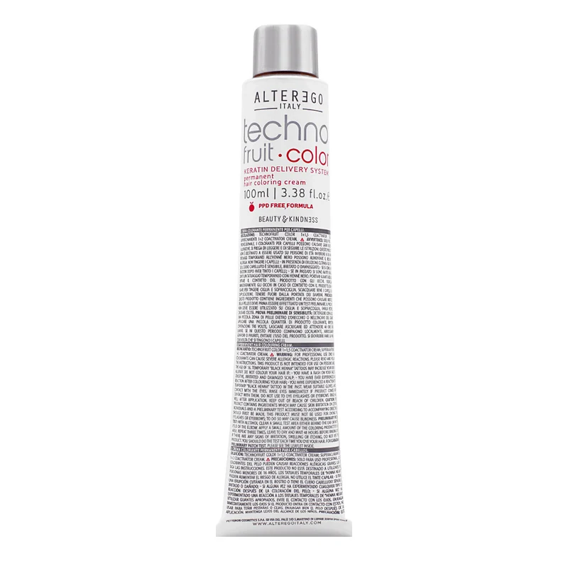 Alterego Technofruit Color 5/11 Châtain Clair Cendré Intense 100ml - coloration permanente