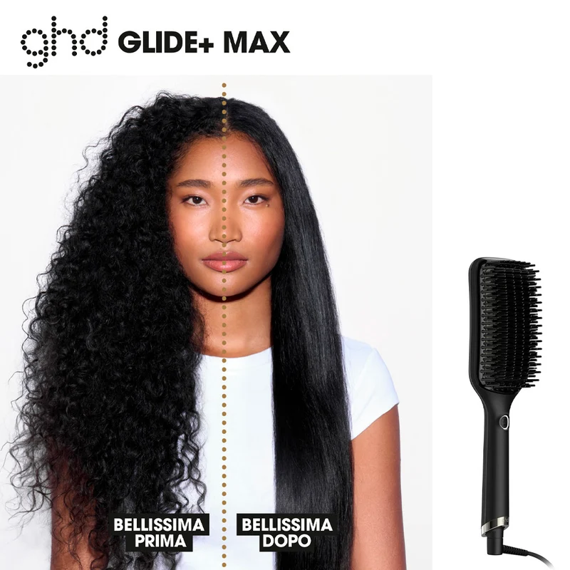 Ghd Glide+ Max - brosse chauffante lissante