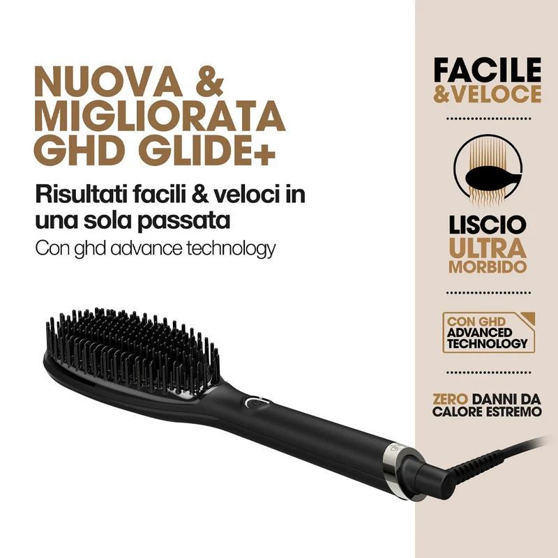 Ghd Glide+ - brosse chauffante lissante