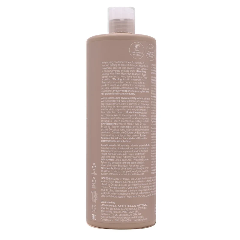 Paul Mitchell Hydrate Sheer Hydration Conditioner 1000ml - après-shampoing hydratant