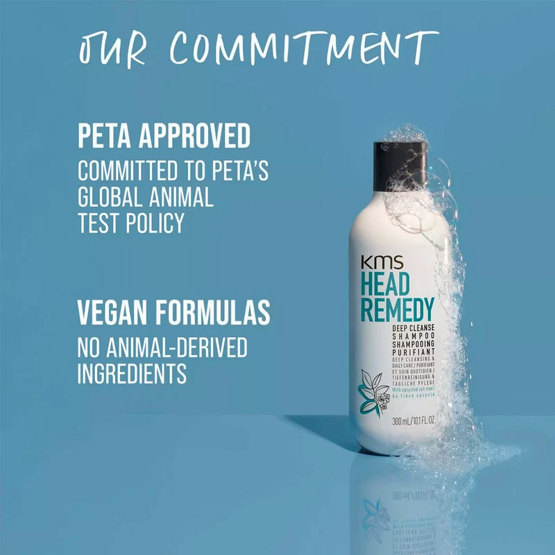 KMS Head Remedy Deep Cleanse Shampoo 750ml - shampooing nettoyage profond