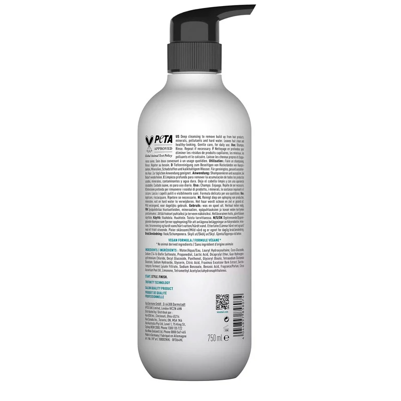 KMS Head Remedy Deep Cleanse Shampoo 750ml - shampooing nettoyage profond
