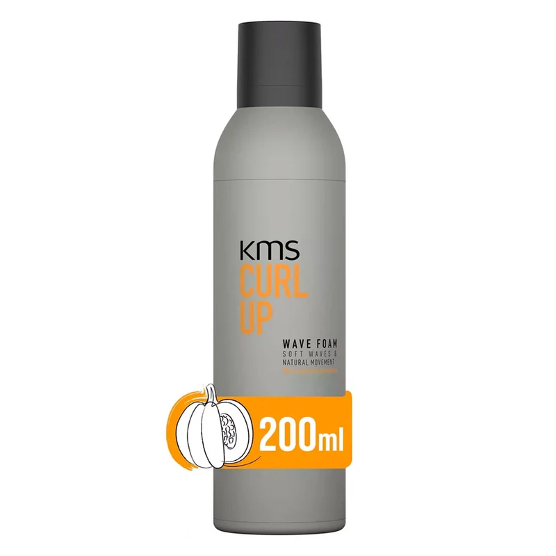 KMS Curl Up Wave Foam 200ml - mousse définition vagues
