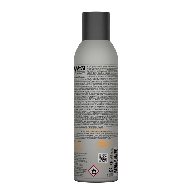 KMS Curl Up Wave Foam 200ml - mousse définition vagues