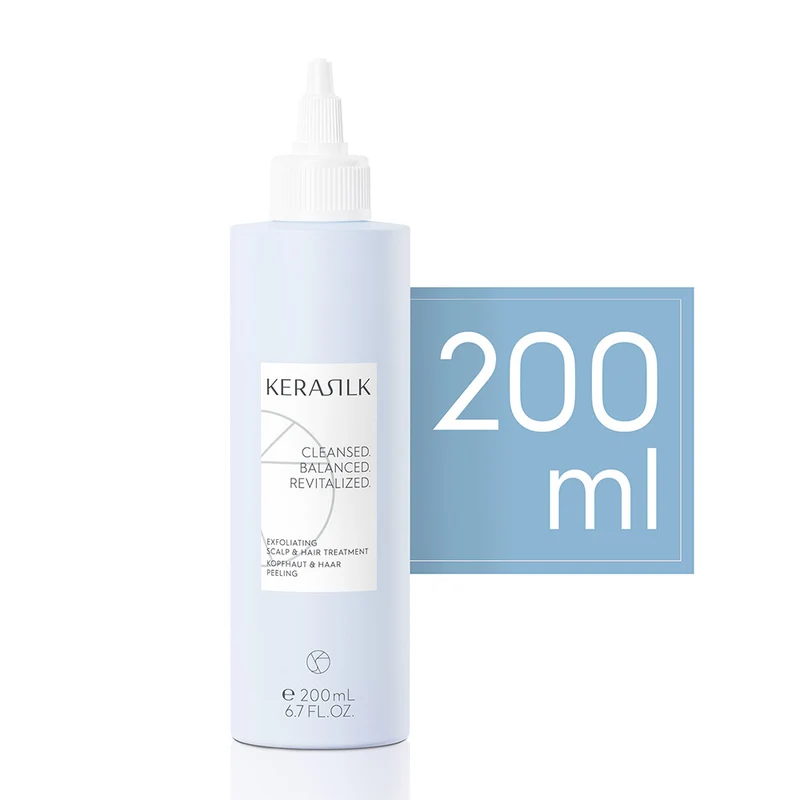 Kerasilk Exfoliating Scalp Treatment 200ml - soin exfoliant avant-shampooing