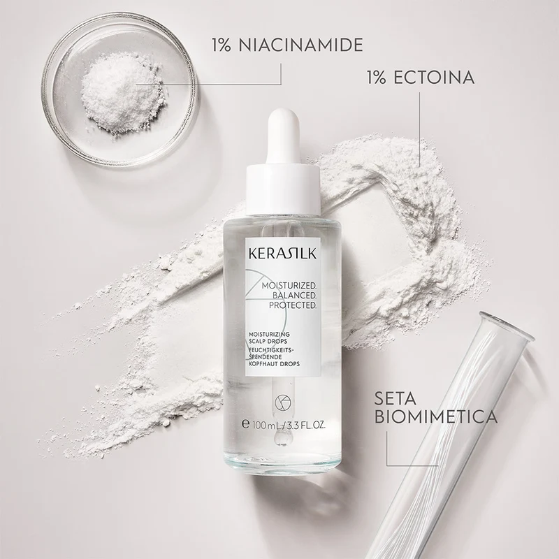 Kerasilk Moisturizing Scalp Drops 100ml - sérum hydratant pour le cuir chevelu