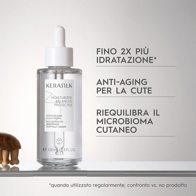 Kerasilk Moisturizing Scalp Drops 100ml - sérum hydratant pour le cuir chevelu