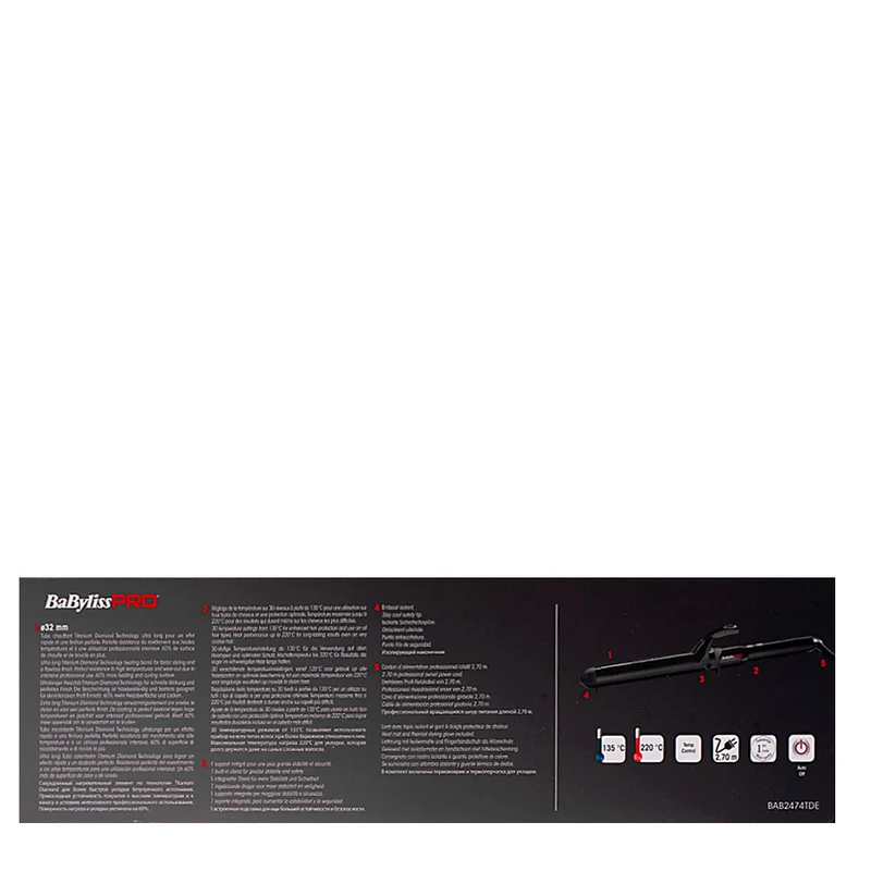 Hair Gallery Resi Come Nuovi Babyliss Pro Advanced Curl 32mm - imballaggio interno lievemente danneggiato
