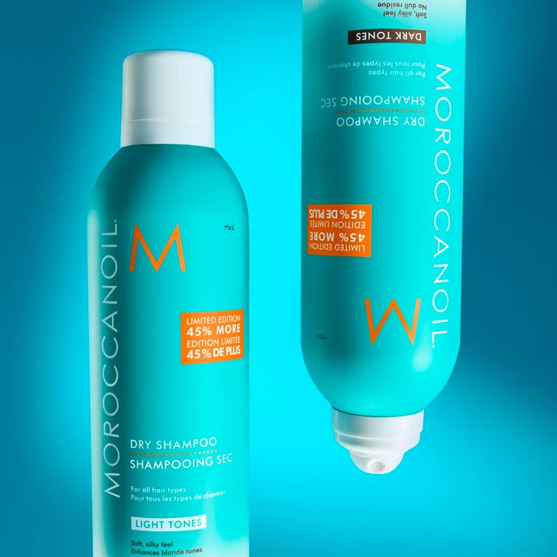 Moroccanoil Dry Shampoo Light Tones Limited Edition 323ml - shampoo a secco capelli chiari +45% gratis