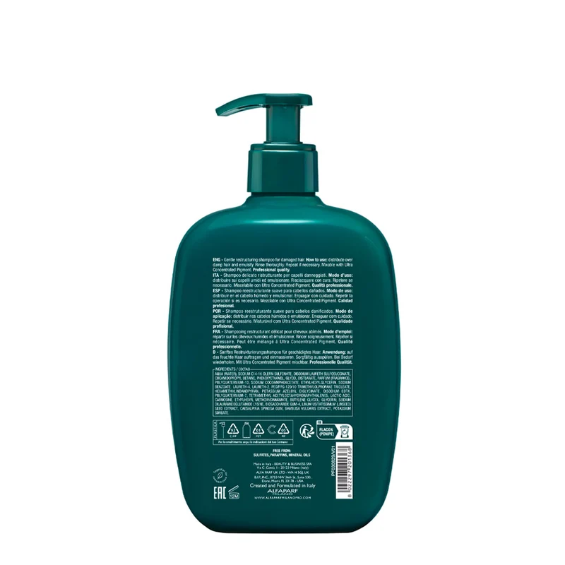 Alfaparf Milano Semi di Lino Reconstruction Reparative Low Shampoo 500ml - shampooing restructurant délicat