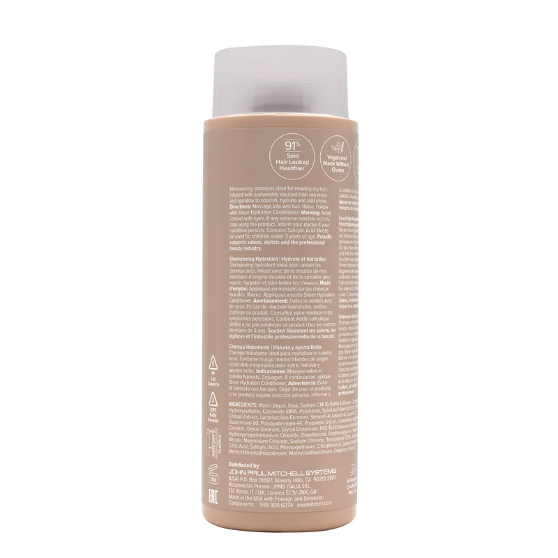 Paul Mitchell Hydrate Sheer Hydration Shampoo 300ml - shampooing hydratant