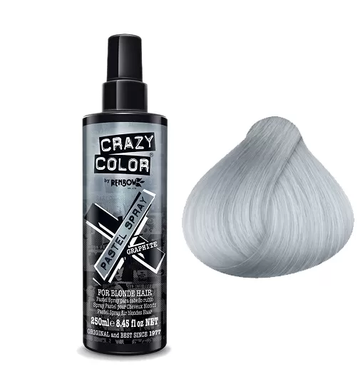 CRAZY COLOR Spray R activ Graphite Pastel 250ml