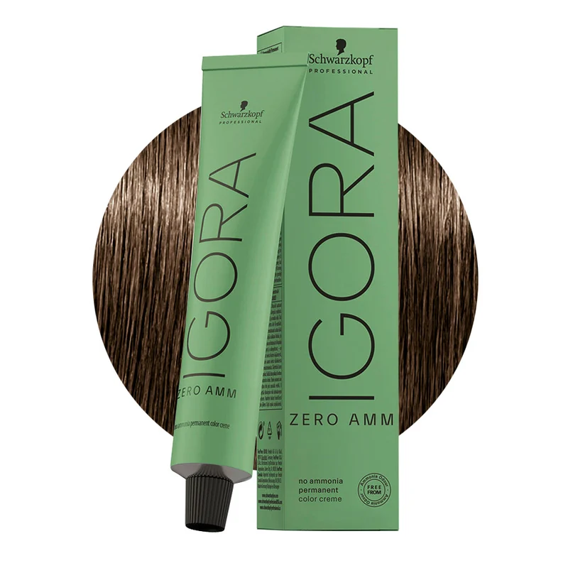 Schwarzkopf Professional Igora Zero Amm 4-0 Châtain Moyen Naturel 60ml - coloration permanente sans ammoniaque
